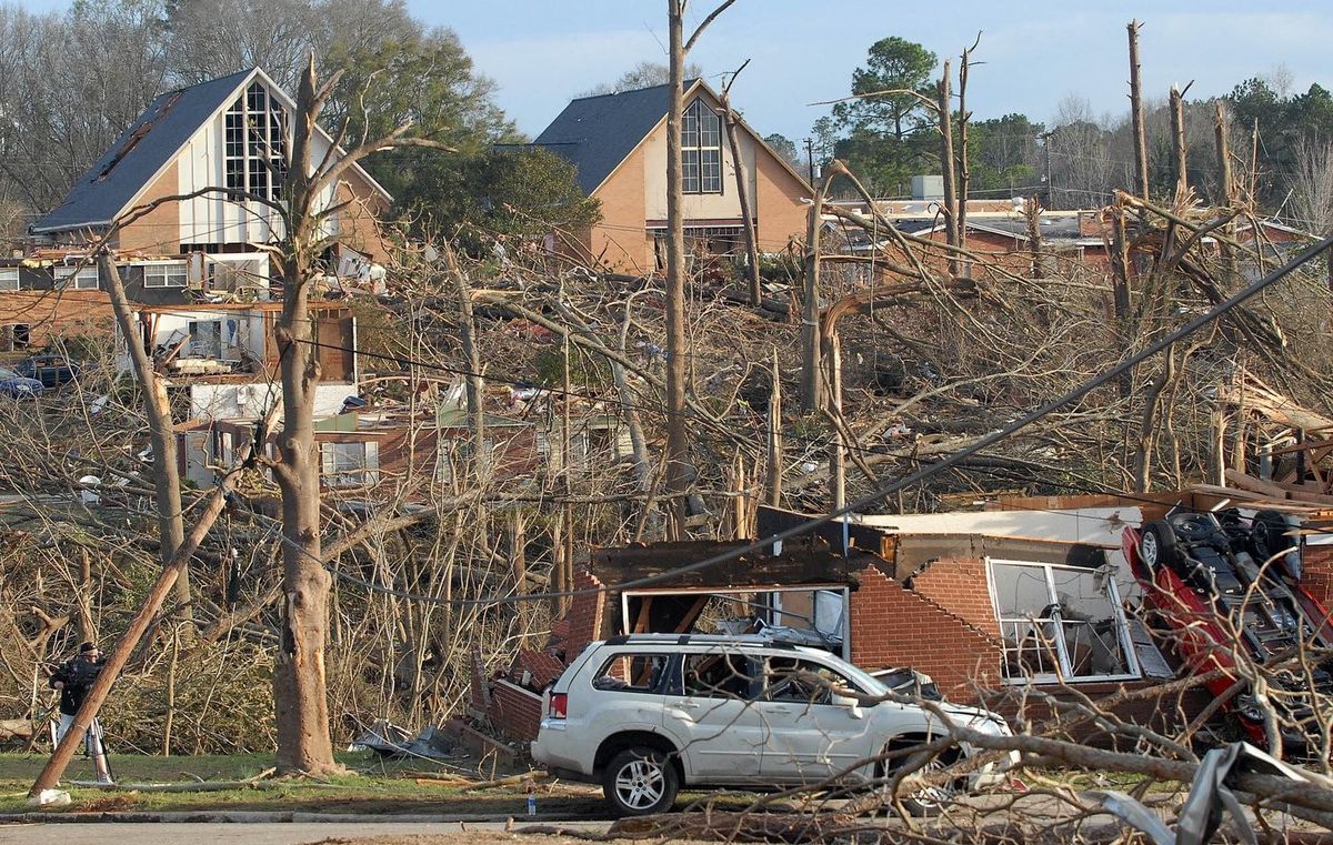 Hail and excessive winds cause damage to more than one vicinity houses